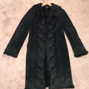 Long Suede Winter Coat